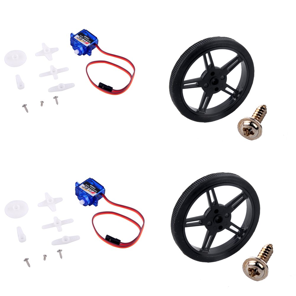 Amazon.co.jp: Feetech FS90R マイクロサーボ 360度連続回転サーボ 6V
